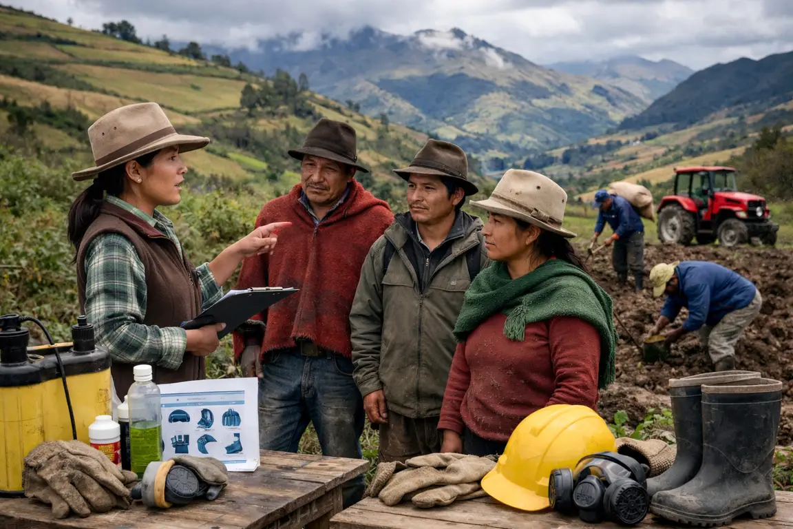 Public health management for the prevention of occupational risks among farmers in the ecuadorian highlands