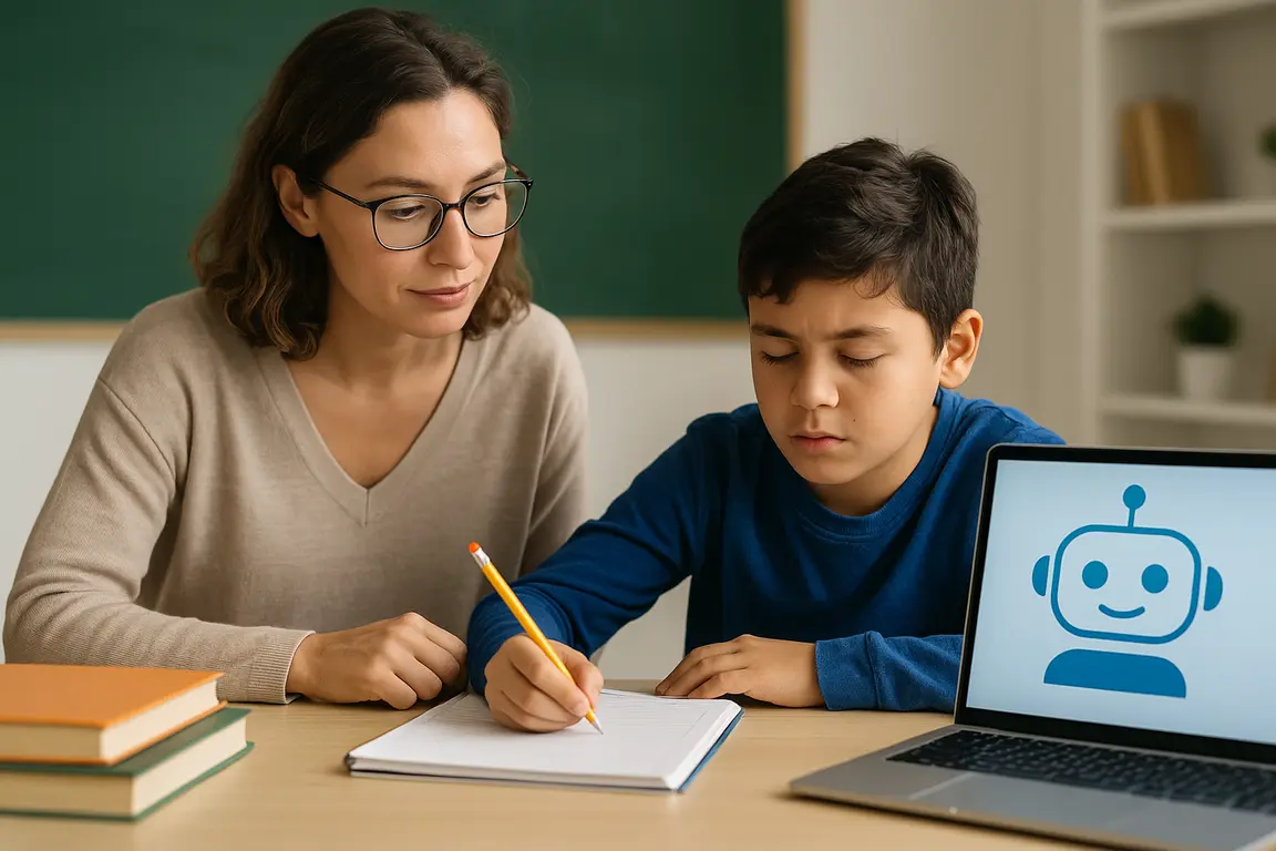 Artificial intelligence as support in tutoring students with learning difficulties